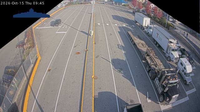 Powell River/Westview terminal camera view